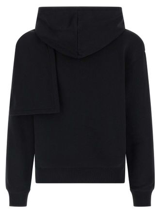 Courr&egrave;ges Womens Black Cotton Sweatshirt Clothing