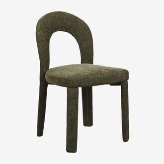 Sklum Pack De 2 Sillas De Comedor Tapizadas En Chenilla Y En Hierro Gianis Sklum