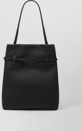 Manu Atelier tote bag buckle detail top handle