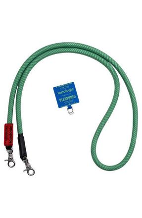 Pleasures x Topologie Phone Strap in Blue /Green at Nordstrom