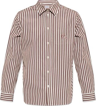 Burberry Robert Shirt - Heren - Casual Overhemden - Bruin - S - Katoen - Overhemden