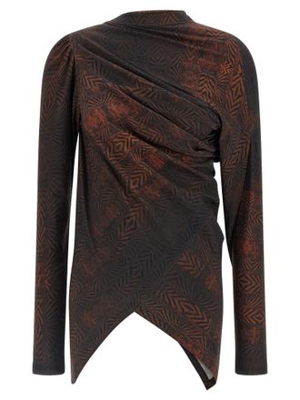 Kiko Kostadinov Brown Cotton Womens Shirt
