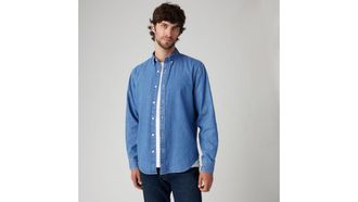 Levi's Authentic Button Down Shirt - Mens - 2XL - Blue