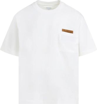 Bottega Veneta Hombre, Camisetas, Blanco, Talla: S