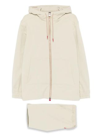 Kiton Tuta sportiva in jersey - Toni neutri