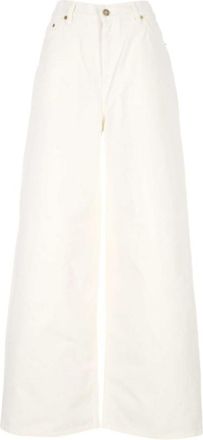 Golden Goose White Wide Leg Jeans