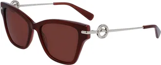 Longchamp LO737S 201 Womens Sunglasses Brown Size 52