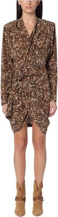 Isabel Marant Dames Kokerjurk - Dames - Korte kleedjes - Bruin - 2XS - Kleedjes