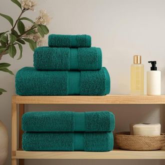 Berkfield Home Premium Sauna Towels SOLUND 10 pcs Green 80x200 cm 600 gsm
