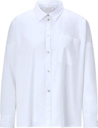 Rich & Royal Katoenen Oversized Blouse - Dames - Overhemden - Wit - S - Katoen - Overhemden