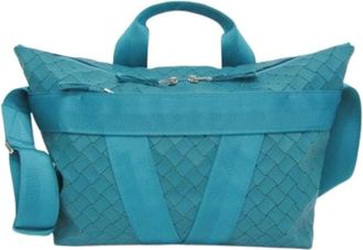Bottega Veneta Pre-owned Cross Body Bags, male, Blue, Size: ONE SIZE Pre-owned Buffer
