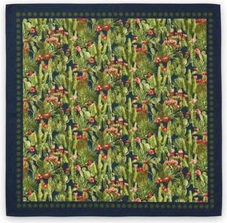 Saachi Floral Border Square Bandana in Green Multi at Nordstrom Rack