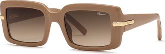 Chopard SCH413M 0NUD Mens Sunglasses Brown Size 53