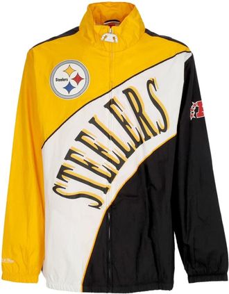 Mitchell & Ness Sportswear, male, Multicolor, Size: XL NFL Arched Windbreaker Pittsburgh Steelers Celebration