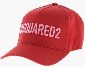 Dsquared2 Solid Baseball Cap With Embossed Logo size One Size