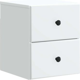 vidaXL Mesita De Noche De Pared 34,5 X 33 X 40 Cm Madera De Ingenier&iacute;a Vidaxl