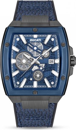 Ducati Classic 3H Quartz Blue Dial Mens Watch DTWGB0000703