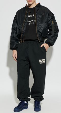 Willy Chavarria Kacey Sweatpants, Mens, Black