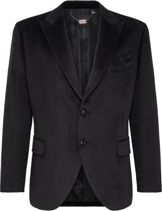 Billionaire Boys Club Crest Blazer - Heren - Blazers - Zwart - L - Leer - Jassen