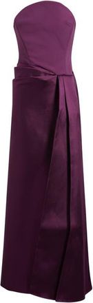 Solace London Seri Strapless A-Line Gown in Damson at Nordstrom, Size 12