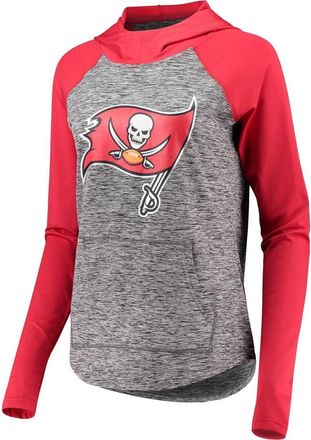 G-III 4Her by Carl Banks Womens G-III 4Her by Carl Banks Heathered Gray/Red Tampa Bay Buccaneers Championship Ring Pullover Hoodie in Heather Gray at Nordstrom, Size X-Large
