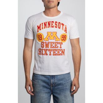 Elwood Vintage 89 Minnesota Sweet Sixteen Tee in White at Nordstrom, Size Medium
