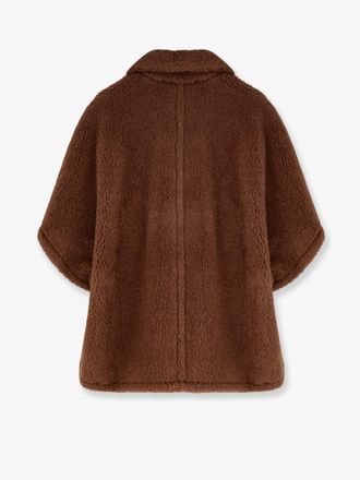 Max Mara Womens Cape Mxacavallo Brown Alpaca Jacket