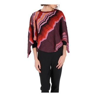 Missoni Dames, Blouses & Shirts, Veelkleurig, Maat: ONE Size Wol