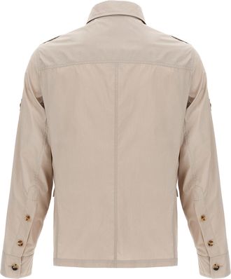 Brunello Cucinelli Mens Beige Cotton Full-Length Jacket Clothing