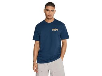 Quiksilver Diamond Arch Screen T-Shirts Mens T Shirt Dark Denim : 2XL, Cotton