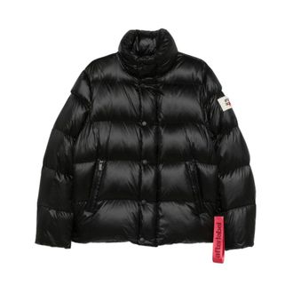 Afterlabel Chamonix Gewatteerd Donsjack - Heren - Jassen - Zwart - Maat: L Polyamide