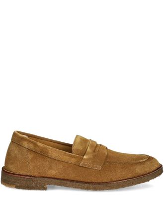ASTORFLEX penny suede loafers - men - Calf Leather/Calf Suede/Rubber - 46 - Brown