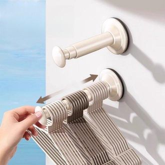 OEM Tendedero Extensible Con Ventosas - Blanco - 5 Metros De Longitud De Secado