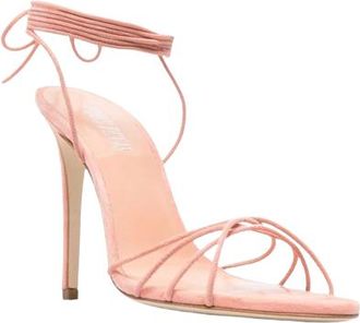 PARIS TEXAS Pink Suede Nicole Sandals Size 38