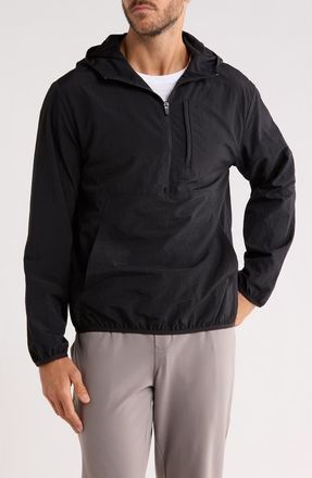 Zella Course Anorak in Black at Nordstrom Rack, Size Xx-Large