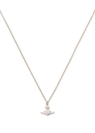 Vivienne Westwood The Ofelia Crystal-embellished Silver Necklace - One Size