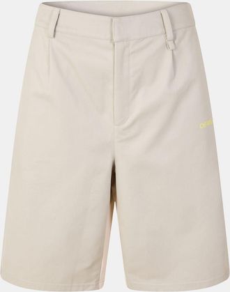 Off-white Mens Off White Golf Bermuda Shorts with Clean Hem in Beige/Grey - Size X-Large
