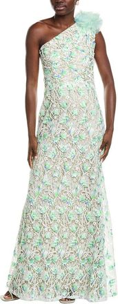 Tadashi Shoji Kahli 3D Floral Embroidered Gown