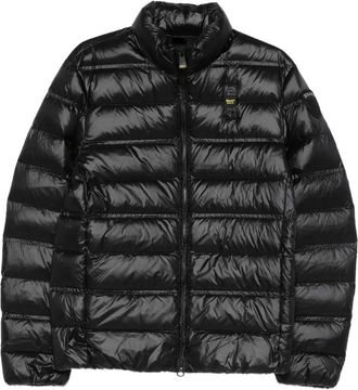 Blauer Piumino con zip - Nero