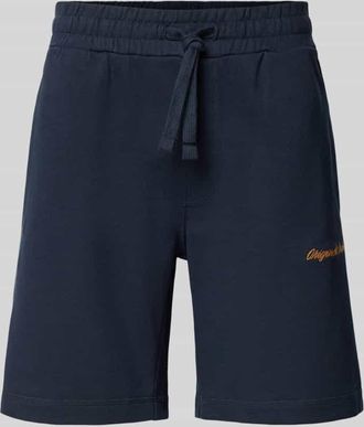 Jack & Jones Jack & Jones Shorts mit Label-Stitching Modell KARL in Marine, Gr&ouml;&szlig;e XXL