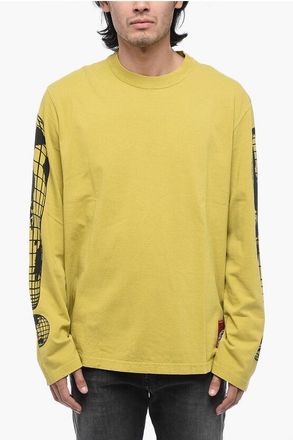 Diesel T-Shirt T-CRANE LS-L3 Printed size Xl