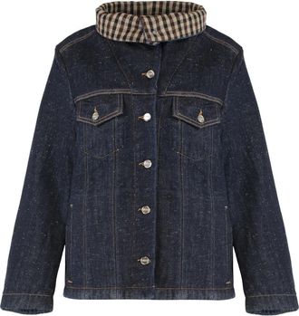 Ganni Donna, Giacche, Blu, M, new