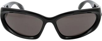 Balenciaga Accessoires, unisex, Zwart, ONE Size, Nylon, Wrap Zonnebril