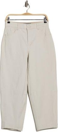 Democracy Relaxed Fit Barrel Leg Jeans in Pale Stone at Nordstrom Rack, Size 14P