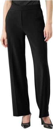 Joseph Ribkoff Pantaloni a gamba larga con elastico in vita - - Trousers - Donna - Nero - XL