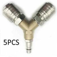 OEM Conector Para Compresor, Distribuidor De Aire Comprimido, Conector De Aire Comprimido De 1/4, Conector De Aire Comprimido De Liberaci&oacute;n R&aacute;pida De 3 V&iacute;