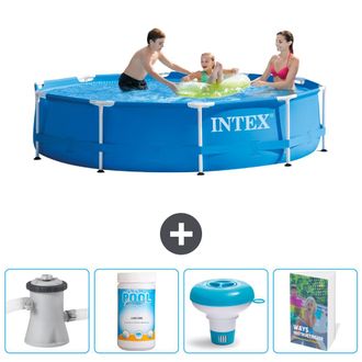 Intex Piscina Con Estructura Redonda - 305x76 Cm - 7-piezas Scb120