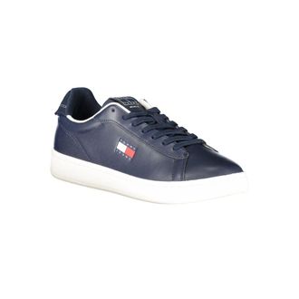 Tommy Hilfiger Leather and Polyurethane Sneaker - Navy