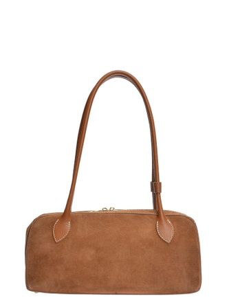 Anna Luchini Brown Rundleer Tas