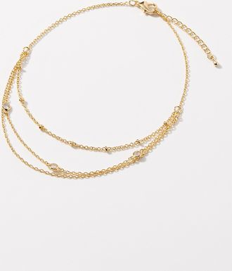 Simons Womens Triple ankle chain